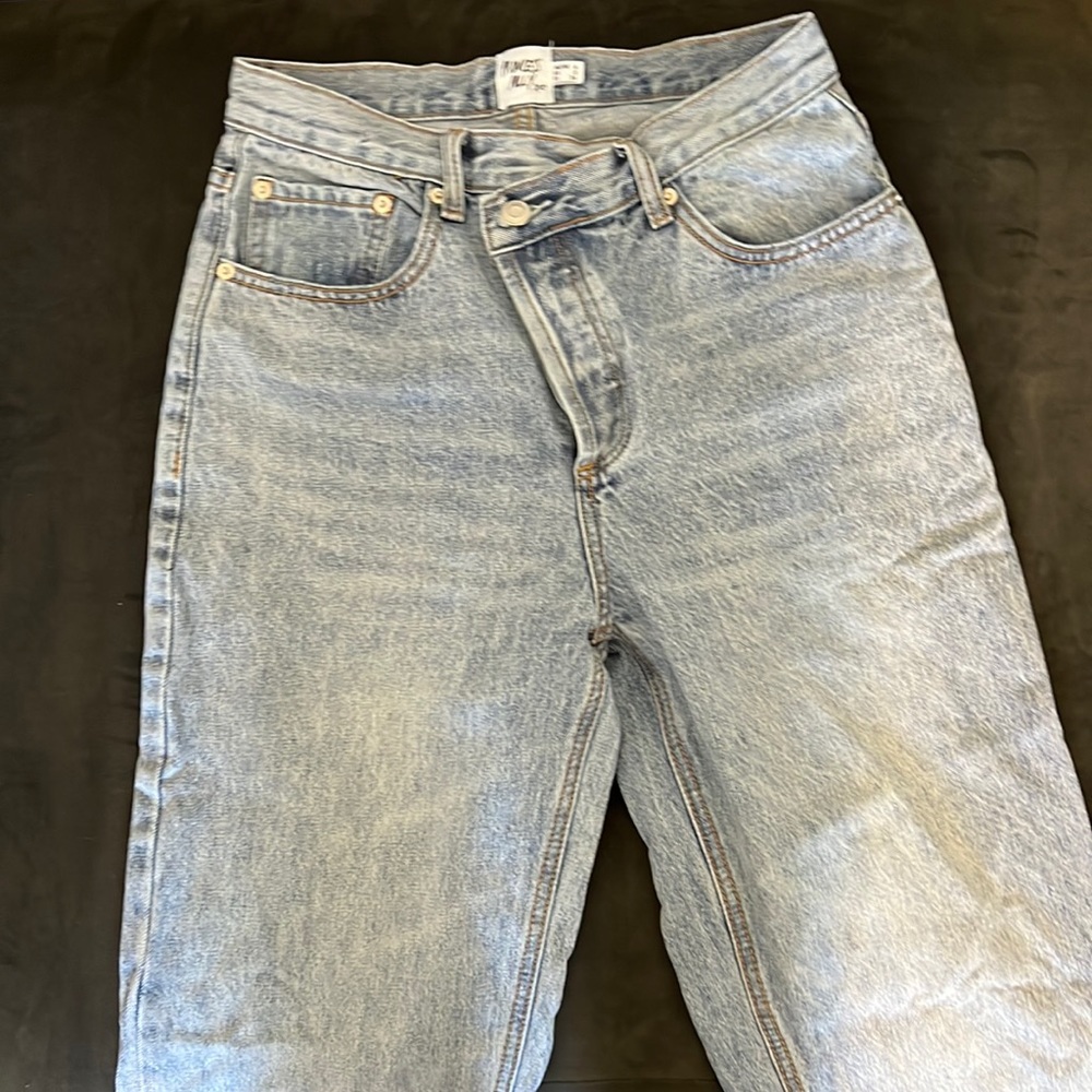 Princess Polly criss-cross jeans
